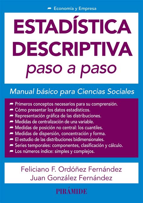 Libro Estadística Descriptiva Paso A Paso 9788436843781 González