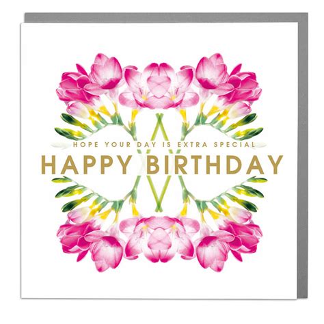 extra special happy birthday card by lola design lola design ltd