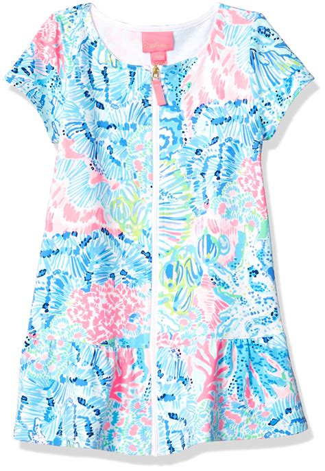 Lilly Pulitzer Girls Big Upf 50 Ivy Cover Up Multi Sink Or Swim