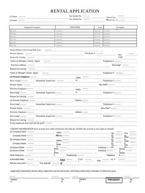 California Rental Application Fill Out And Sign Online Dochub