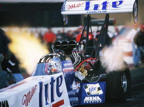 The Miller Light Top Fuel Dragster Owned By Don Prudhomme Piloted By