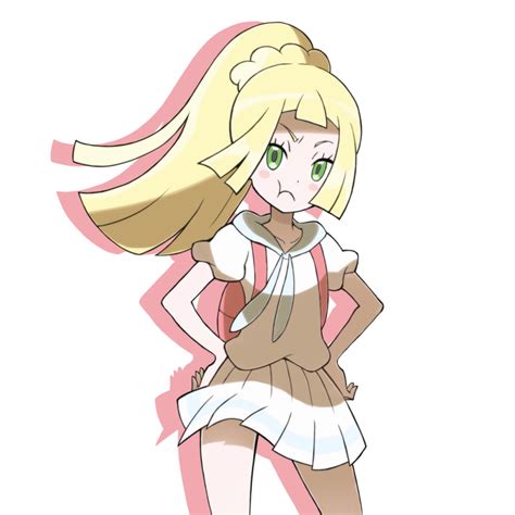 Safebooru Blonde Hair Blush Green Eyes Highres Kisama Lillie Pokemon Pokemon Pokemon Game