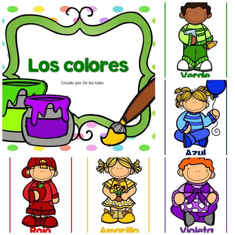 Es El Reino De Los Cielos Aprender Los Colores Niños En La Escuela