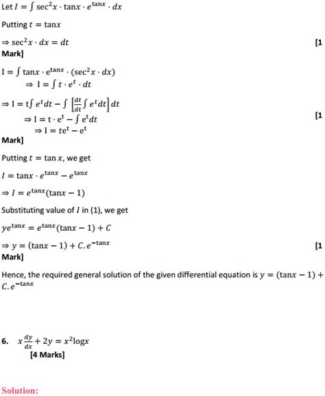 Ncert Solutions For Class 12 Maths Chapter 9 Differential Equations Ex 96