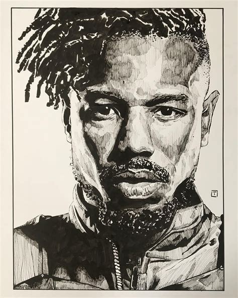 In #art • 3 years ago. A friend of mine drew Killmonger | Black panther art ...