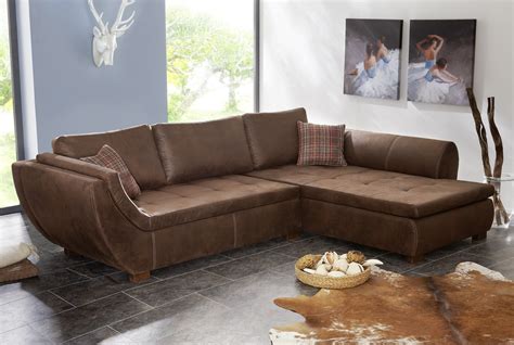 Ecksofa Marvella Antik Braun Geschwungene Armlehne Sofa By Fleetz Ebay