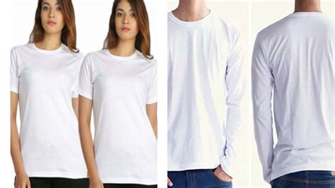 Kaos Polos Putih Depan Belakang Tampil Simpel Dengan Gaya Trendy