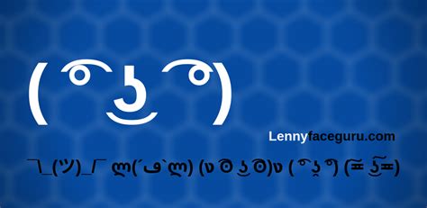 Download Lenny Faces And Text Faces ͡ ͜ʖ ͡ Free For Android Lenny