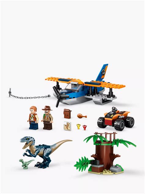 Lego Jurassic World 75942 Velociraptor Biplane Dinosaur Rescue Mission