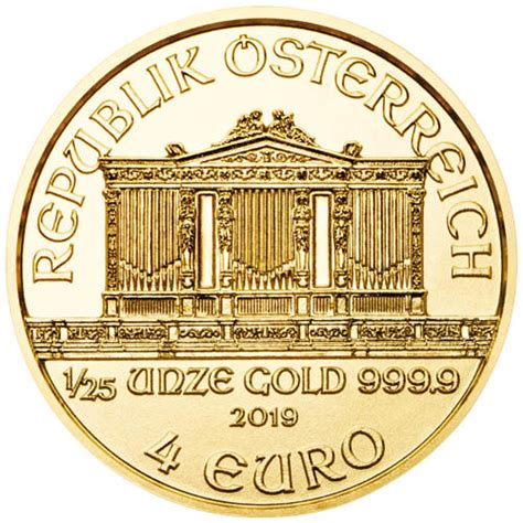 When did the austrian gold philharmonic come out? Buy 2019 1/25 oz Austrian Gold Philharmonic Coin Online l JM Bullion™