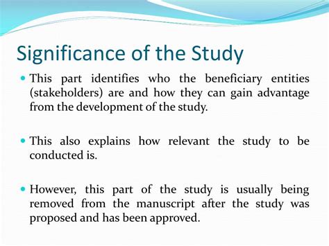 Significance Of The Study And Scope And Delimitation Studocu