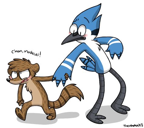 Just Some Mords I Really Need To Draw Rigby More But UGHH Mordecai