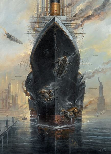 Titanic Illustration De Didier Graffet Galerie Bureau 21