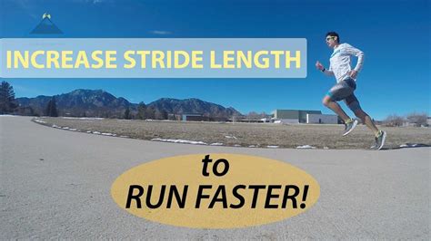 How To Increase Stride Length For Speed Faster Running Technique
