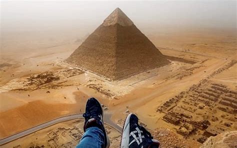 Daredevil Tourist Scales The Heights For Pyramid Scheme The Times Of