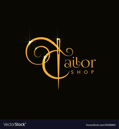 Tailor Shop Logo Royalty Free Vector Image Vectorstock