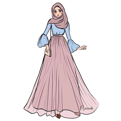 240 gambar kartun hijab modis plazzzza