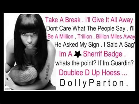 Earlier this week, #nickiminaj dropped her highly anticipated #fendi collection, and we were right there celebrating with her as she commemorated this new what's funny is that i did a song with kanye, that he now wants to transform into a gospel song, minaj said in regards to their highly anticipated. Drake ft nicki minaj make me proud lyrics - YouTube