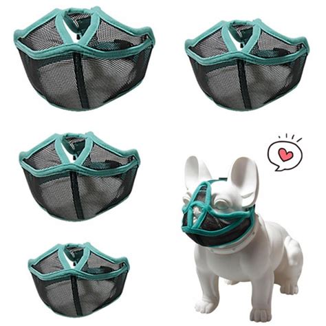 Tinker Short Snout Dog Muzzles Adjustable Breathable Mesh Bulldog