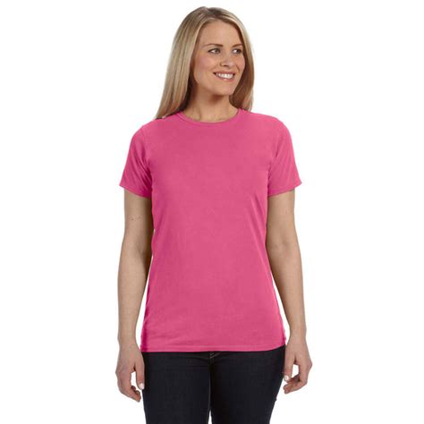Comfort Colors Womens Raspberry 48 Oz Fitted T Shirt