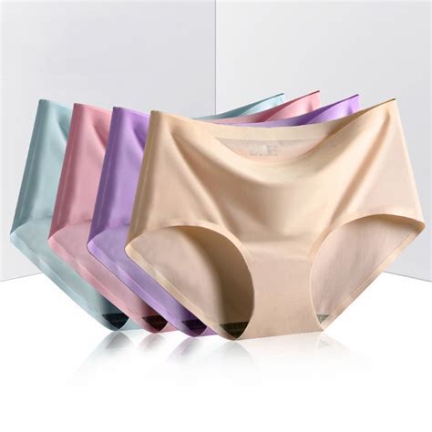 Cod Seamless M Xxl Size Plus Underwear Size Color Panties Breathable