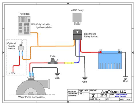 Electric Water Pump Wiring Diagram Wiring Expert Group