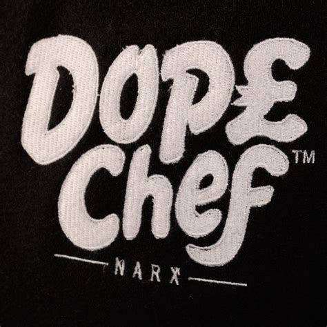 Dope Chef Dope Chef Classic Black Leather Sleeve Baseball Jacket Dope