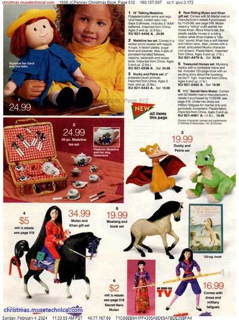 1998 Jcpenney Christmas Book Page 512 Catalogs And Wishbooks