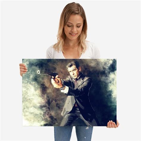 Pierce Brosnan 007 Poster By The Poster Displate Poster Prints