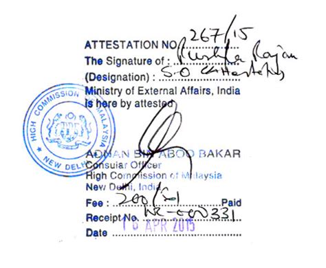 Get Attestation For Malaysia Malaysia Embassy Attestation In India