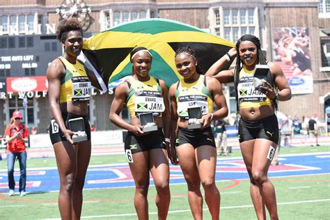 Levy Anchors Jamaica 4x1 To Victory At Penn Relays Track And Field News Website