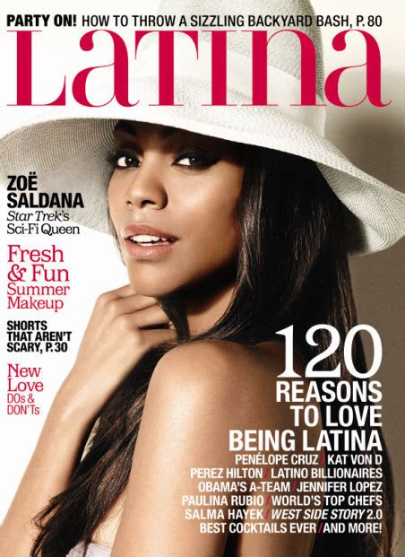 Latina Magazine Zoe Saldana Photo 6229627 Fanpop
