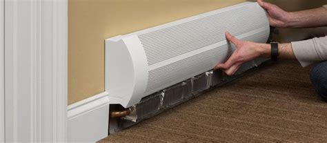 When the heater is turned on, an electric current flows through the heating element. Baseboarders | Easy Slip On Baseboard Heater Covers (With ...