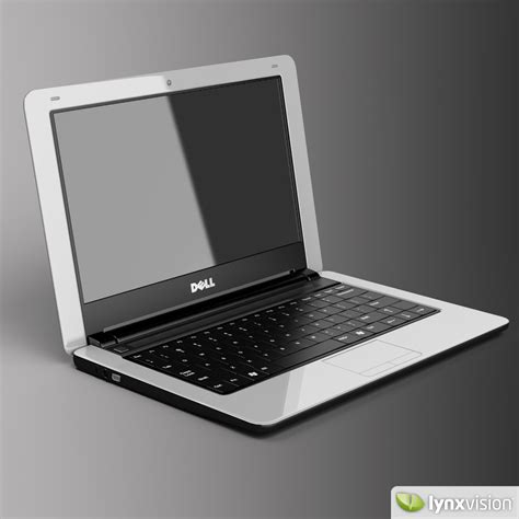 Dell Inspiron Mini Laptop 3d Model Max Obj Fbx
