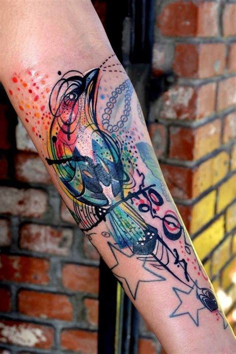 28 Incredible Watercolor Tattoos And Where To Get Them Modele