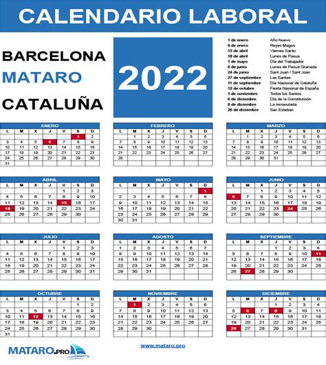 Calendario Laboral 2021 Barcelona Para Imprimir Calendario 2022 Images