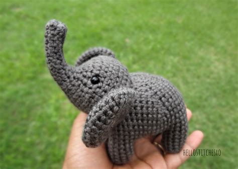 Amigurumi Elephant Crochet Free Pattern Hellostitches Xo