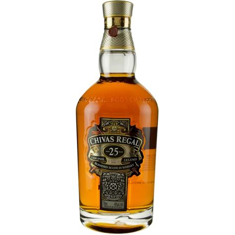 Chivas Regal 25 Year Old Blended Scotch 750 Ml Bottle