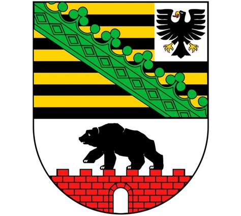 Sie ist sehr gut geeignet als hissfahne für die verwendung im außenbereich. Sachsen-Anhalt_Wappen | Werbeagentur von Schickh
