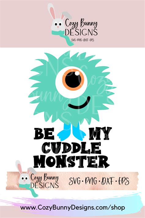 Be My Cuddle Monster Valentines Day Svg 1143301 Svgs Design