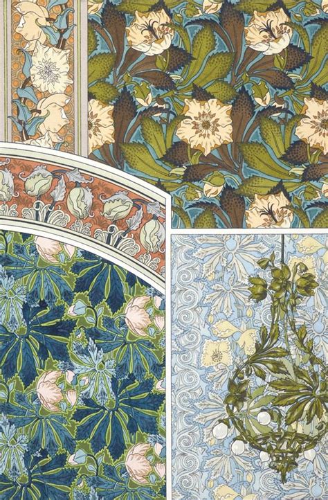 Art Nouveau Drawings Of Plants And Ornaments Europeana Pro