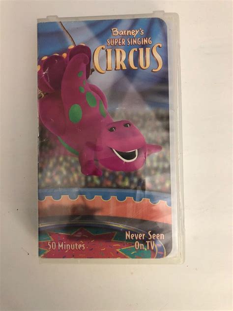 Barney Barney S Super Singing Circus Vhs Tape Ebay