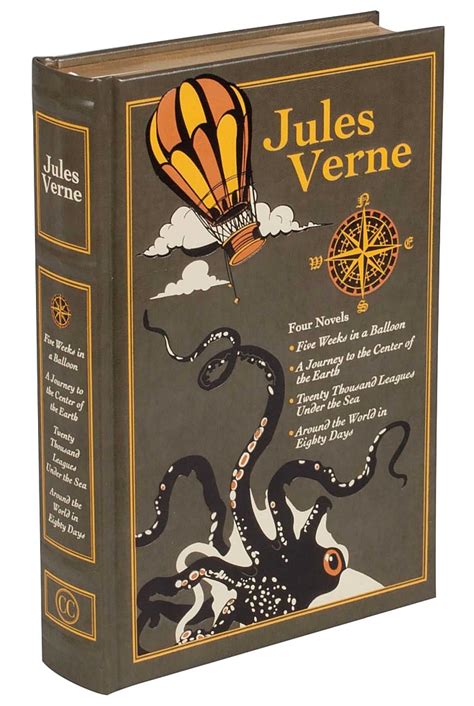 Jules Verne Leather Bound Classics Lit Hardcovers