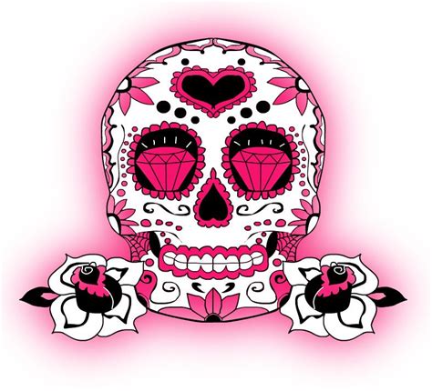 Pretty In Pink By Switchblade77 On Deviantart Sugar Skull Drawing