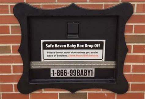 First Us Baby Drop Off Box For Unwanted Babies Installed Complex