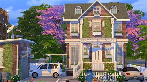 Britechester Townhouse 🏠 The Sims 4 Speed Build Youtube