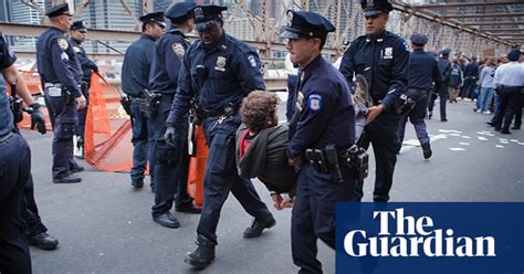 Occupy Wall Street Protesters Arrested On Brooklyn Bridge In Pictures