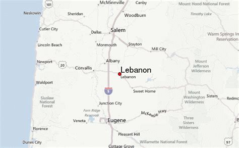 Lebanon Oregon Location Guide