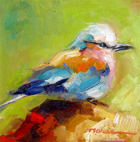 Painting By The Lake Little Bird Sold