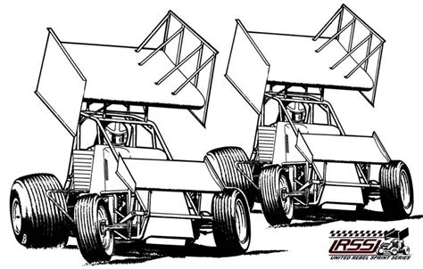 Sprint Car Coloring Pages Cars Coloring Pages Race Car Coloring